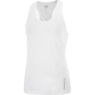 Salomon Women's Cross Run Tank Top White, M
