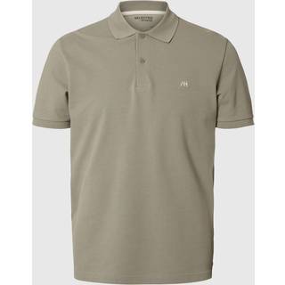Selected klassisk polo i vetiver til herre
