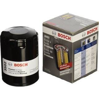 Bosch 3502 Premium oliefilter med filtech filtreringsteknologi - kompatibel med udvalgte Buick Cadillac Chevrolet Dodge Ford GMC Jeep Lincoln Maz