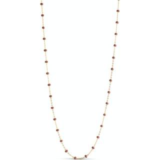 Enamel - Lola COPPER halskæde i forgyldt sølv**