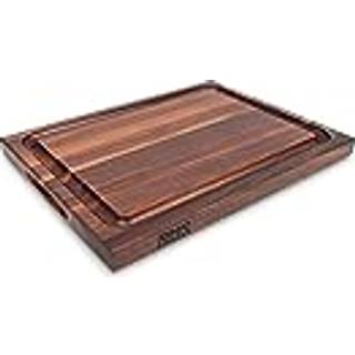 Boos Blocks Black Walnut Schneidebrett 51x38x4 cm mit Saftrille - Walnussholz - Braun