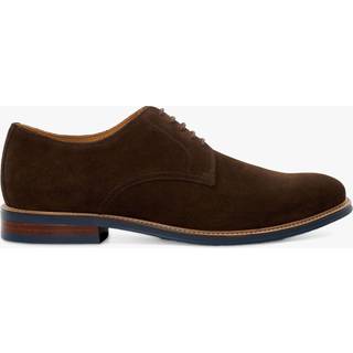 Dune London Dune London Brown Chrome Wide Fit Stanleyy Soft Leather Gibson Shoes