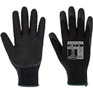 Portwest A150 Klassisk Grip Handske - Latex XL Sort