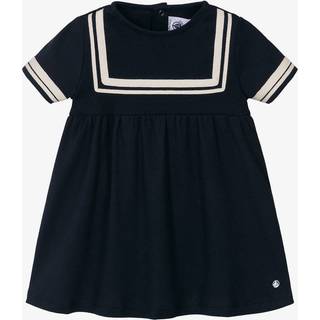 Petit Bateau Stribet Kjole Cremefarvet 12 Months  Blå  12 måneder  kvinde
