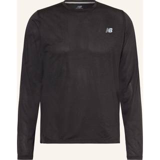 New Balance Langærmet T-shirt Herre - Str. S, Letvægtskomfort & Reflekser