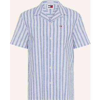 Stripe Skjorte, Persian Blue, L