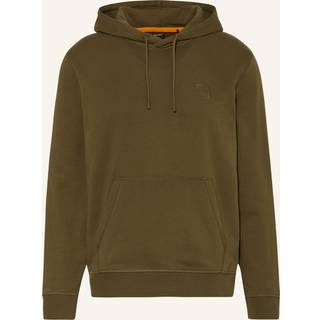 BOSS BOSS Green Logo Patch Terry 100% Cotton Hoodie