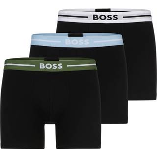 BOSS 3-pak Power Bold BoxerBr - Black - Small