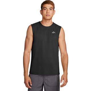 Ærmeløs Nike Solar Chase Dri-FIT-løbeoverdel til mænd - sort - XL