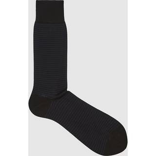 Reiss Reiss Black/Navy Mario Stripe Socks