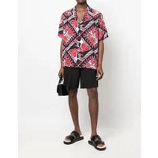 VALENTINO MANIFESTO BANDANA SILK SHIRT Size: 44, colour: RED