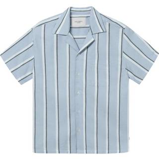 Lawson Stripe Skjorte, Summer Sky/White, S