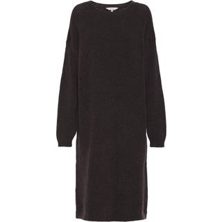 Claudine Long Dress - Chocolate Plum XS - 42% Wool (Responsible), 20% Polyacrylic, 35% Polyamide, 3% Elastane - Kjoler