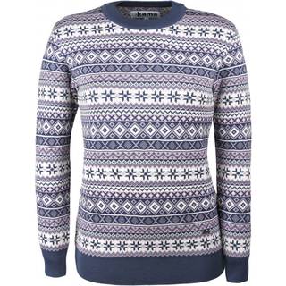 Kama Alba, merino sweater, dame, blå