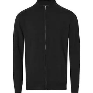CC55 50146 copenhagen men's cardigan metal zip Herre Black 2XS