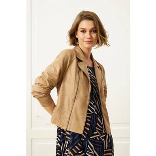 IN FRONT Melina Jakke, Farve: Light Brown, Størrelse: L, Dame
