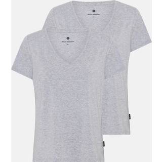 T-shirt v-neck 2-pak | Bambusviskose | Grå