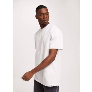 T-shirt Calvin Klein Jeans Long Relaxed Cotton T-Shirt Lunar Rock S - Lunar Rock - S
