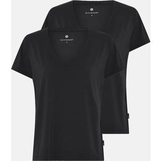 T-shirt v-neck 2-pak | Bambusviskose | Sort