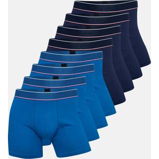 Pique tights 8-pak | Bambusviskose | Sort og blå
