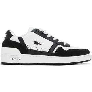LACOSTE Herren Sneaker schwarz Glattleder