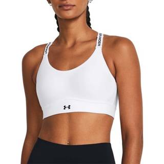 Under Armour Infinity 2.0 Women's Mid Sports Bra White / Black S A-C