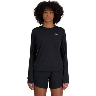 New Balance Langærmet Løbe T-shirt Dame - XS, Åndbar & Reflekterende Komfort