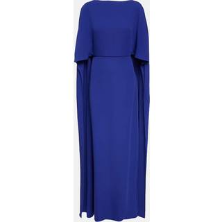 Valentino Caped silk gown - blue - L