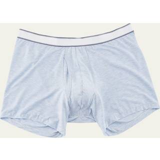 DEREK ROSE Herren Trunks blau Baumwolle & Mix unifarben