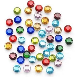Rhinestone Setter Hot-Fix udsmykninger 4mm 750/PKG-Multi Glass Stone