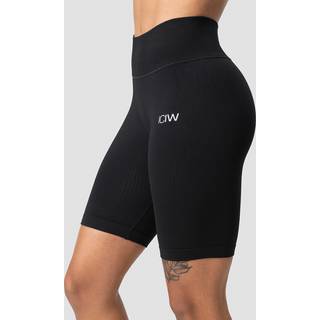 Ribbed Define Seamless Biker Shorts Black