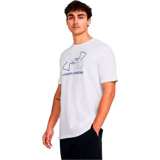 T-shirt Under Armour UA GL FOUNDATION UPDATE SS-WHT 1382915-101 Størrelse XXL