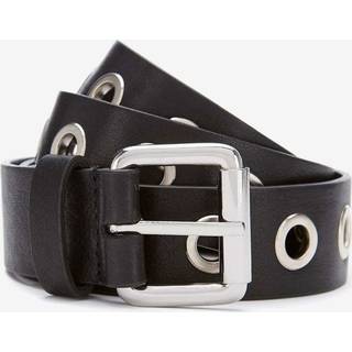 Mint Velvet Mint Velvet Eyelet Leather Black Belt