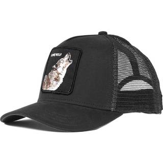 Goorin Bros The Lone Wolf Trucker Cap in Black I Goorin Bros - One Size