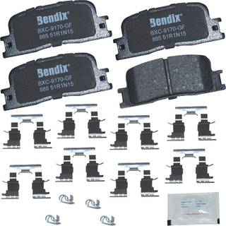 Bendix Priority1 CFC885 Keramiske bremseklodser bag til Lexus ES300 2003-2002 ES330 2006-2004 Toyota Camry 2006-2002 Highlander 2003-2001