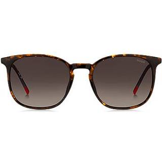 Hugo Boss Kvinde HG 1292/S 086/HA Solbriller Injiceret Havana Brun Rund Skygge