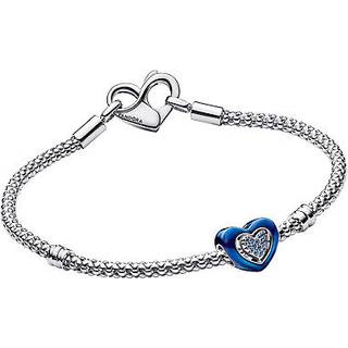 Pandora 15822 Damenarmband Blaues Drehbares Herz Starterset
