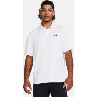 T-shirt Under Armour UA T2G Polo-WHT 1383714-100 Størrelse XL