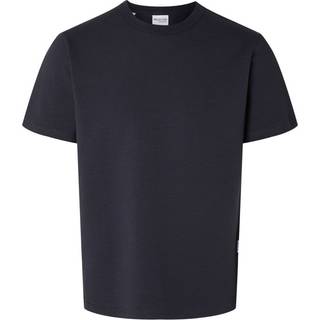 SLHSANDER SEERSUCKER SS O-NECK TEE