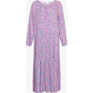 Noella Imogen Long Dress Pink/Blue Flower