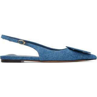 Jacquemus Les Slingbacks Duelo Plates denim flats - blue - EU 38