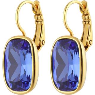DYRBERG/KERN TRACY ØREHÆNGER 380047 (Gold, Blue, ONESIZE)
