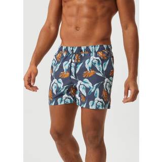 Björn Borg Borg Print Swim Shorts Blå, XXL