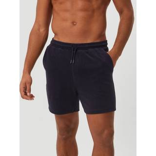 BORG TOWELING POOL SHORTS, EGRET