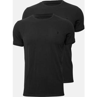 Piqué t-shirt 2-pak | Bambusviskose | Sort