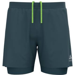 Odlo Zeroweight 5 Inch 2-In-1 Shorts Str. S Grå