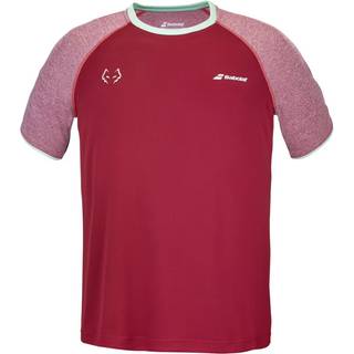 Babolat Crew Neck Tee Juan Lebron (Red Dahlia) - L