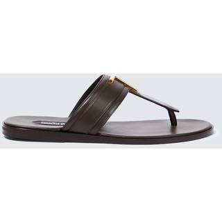 Tom Ford Embellished leather sandals - brown - EU 41