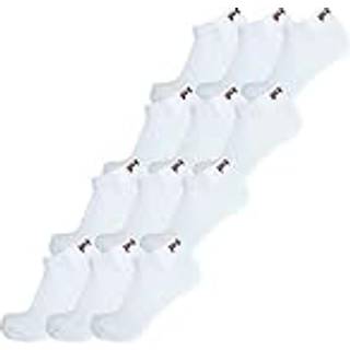 FILA 3-pak Quarter Plain Socks - White - Str 43/46