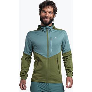 Schöffel Fleece Hoody Hydalen Fleecejakke Herrer størrelse 52 farve olivengrøn